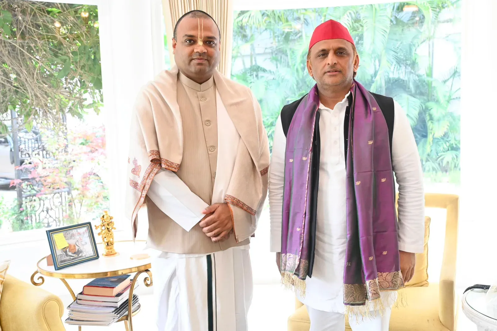 Akhilesh Yadav Backs Spread of Krishna's Spiritual Message