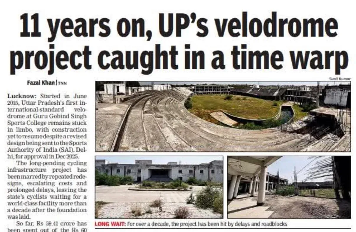Akhilesh Yadav slams BJP over stalled UP velodrome project