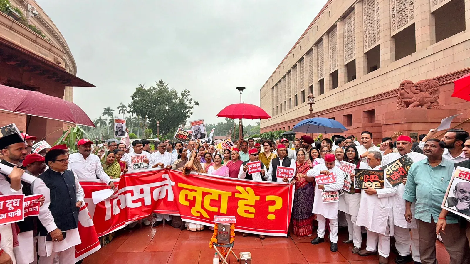 Akhilesh Yadav targets BJP with sharp verse on religion and corruption