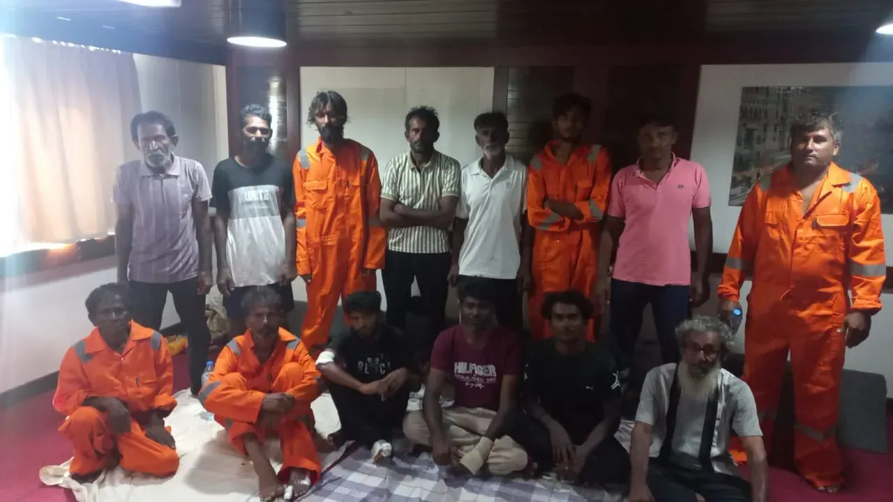 All 14 Indian crew of Virat 1 rescued after engine failure off Oman