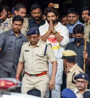 Allu Arjun Released from Jail Following Overnight Stay