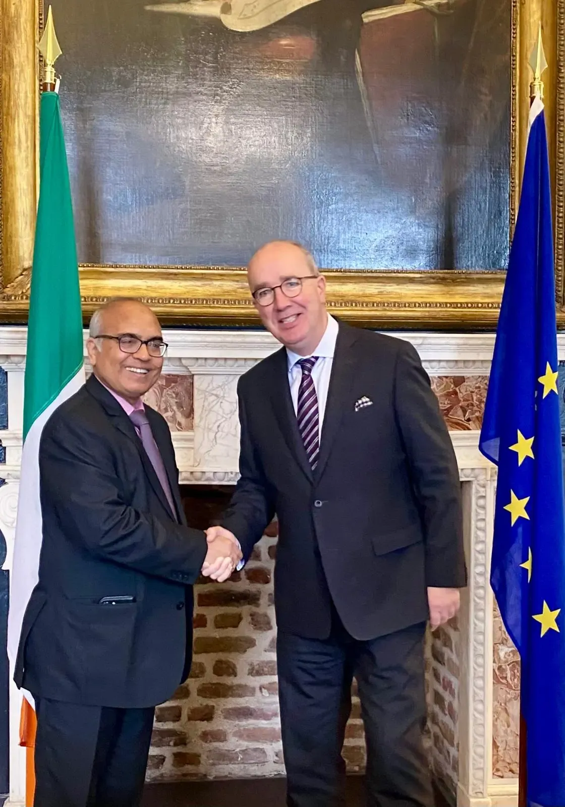 How Did Ambassador Mishra Thank Ireland for Its Support Amid Attacks on Indians?