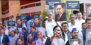 Protests by MVA Allies Escalate Over Amit Shah's Remarks on Ambedkar; BJYM Leaders Face Charges for Vandalism