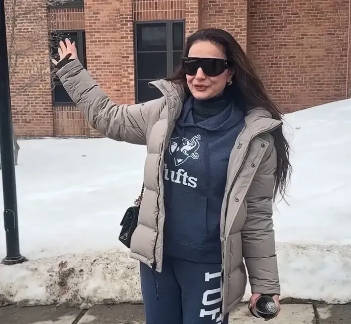 Did Ameesha Patel Just Relive Her Boston College Days?