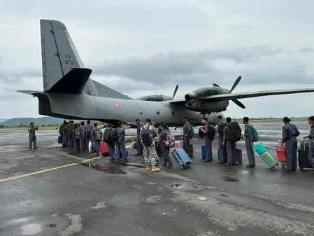 IAF airlifts 132 NCC cadets stranded in Manipur to Assam amid security crisis
