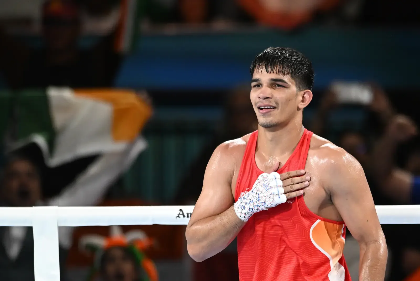 Ankush Panghal wins Asian Games 2026 boxing gold at 80kg, echoes Amit's 2018 feat