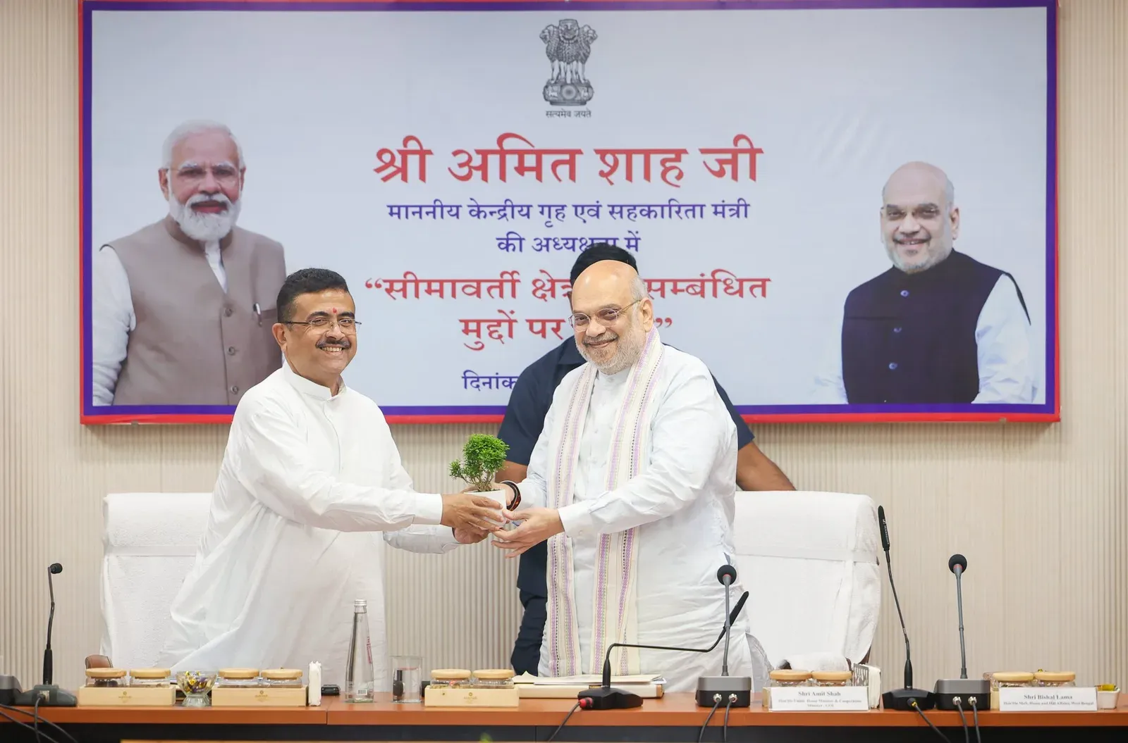 Amit Shah chairs India-Bangladesh border security meet in Siliguri