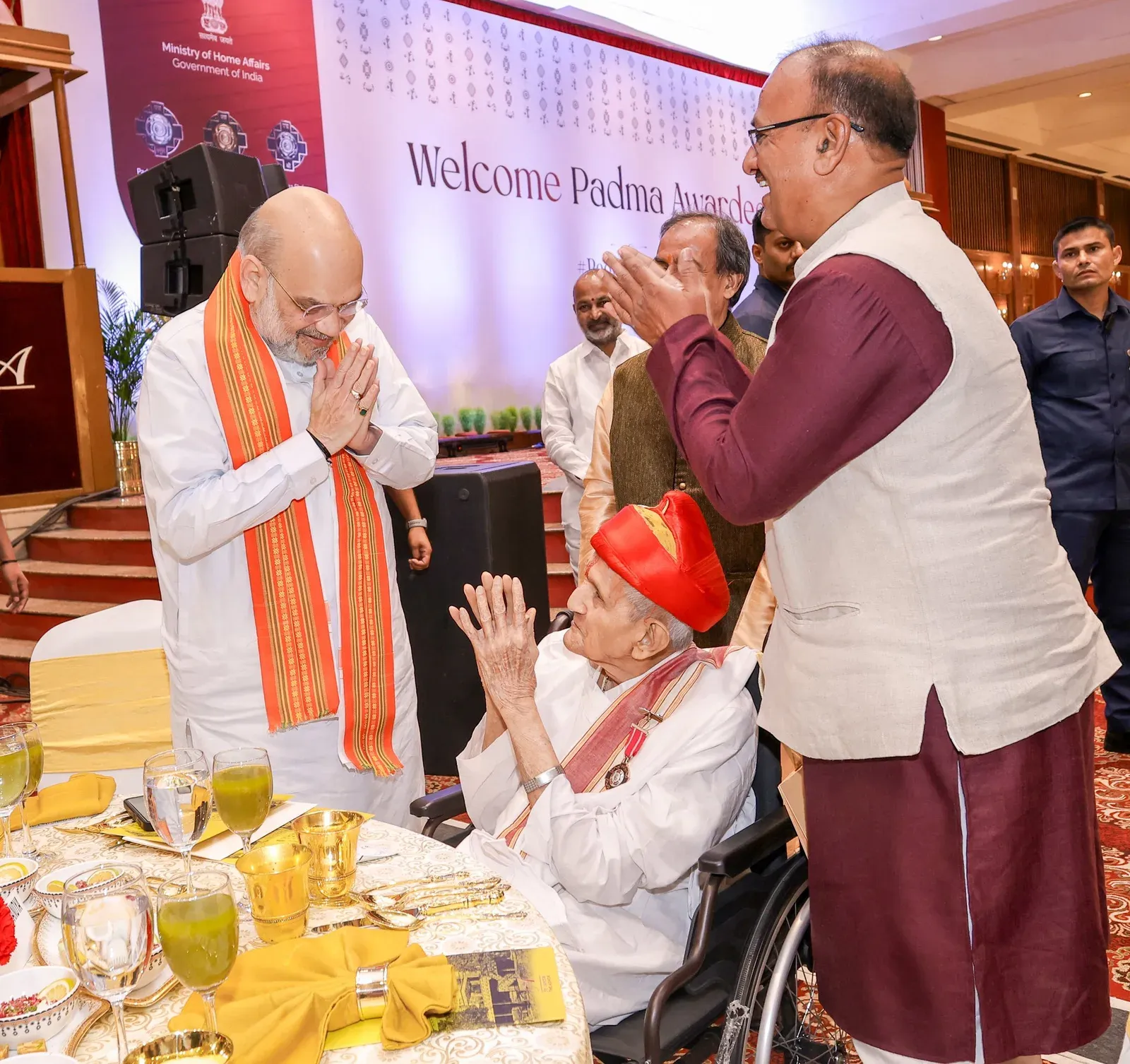 Amit Shah Hosts Dinner for Padma Awards 2026 Recipients
