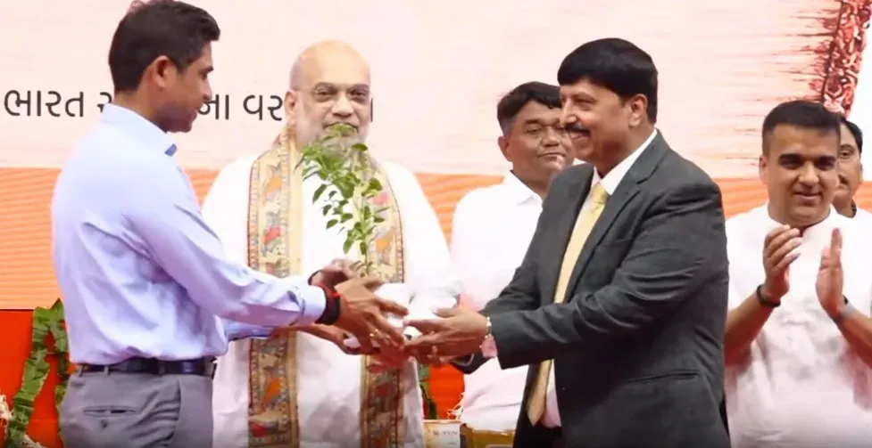 Amit Shah inaugurates 101 Oxygen Parks in Ahmedabad, launches Heritage Park
