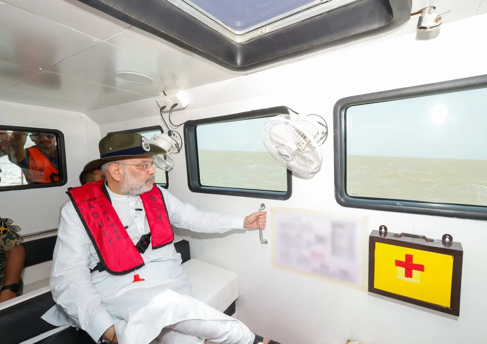 Amit Shah Inspects Harami Nala Border Zone in Gujarat