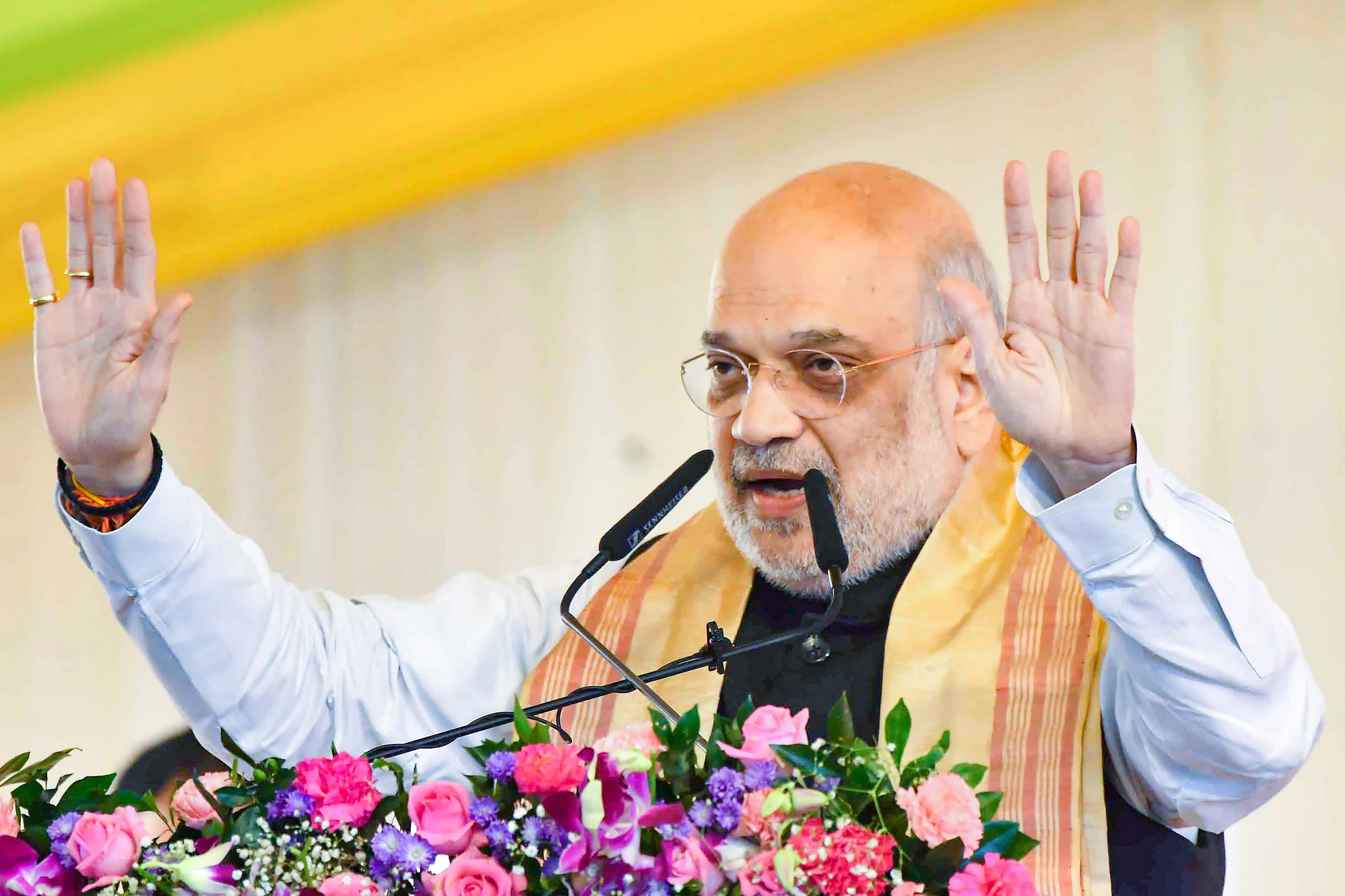 अमित शाह का बिहार दौरा: राजद का आरोप, 'साम्प्रदायिक सौहार्द को खतरा'