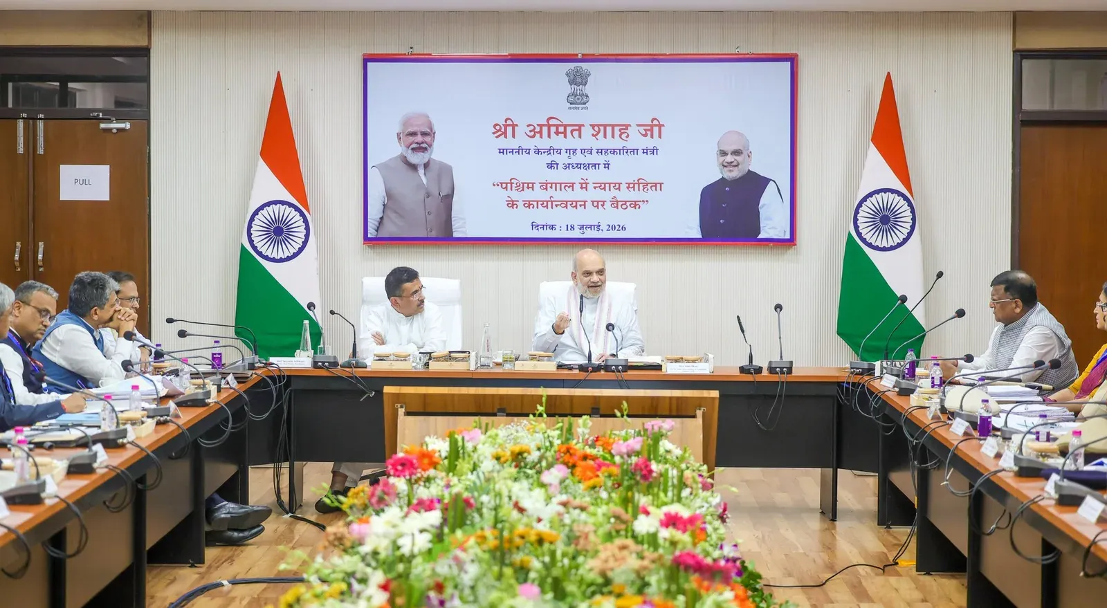 Amit Shah Reviews New Criminal Laws Rollout in Siliguri