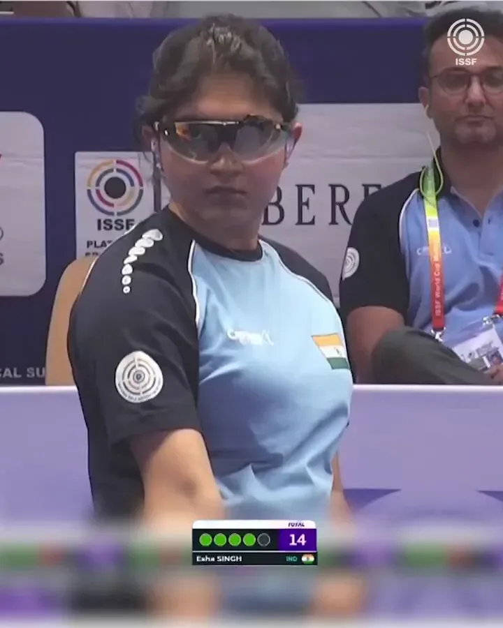 Anand Mahindra hails Esha Singh's world record gold at ISSF Munich
