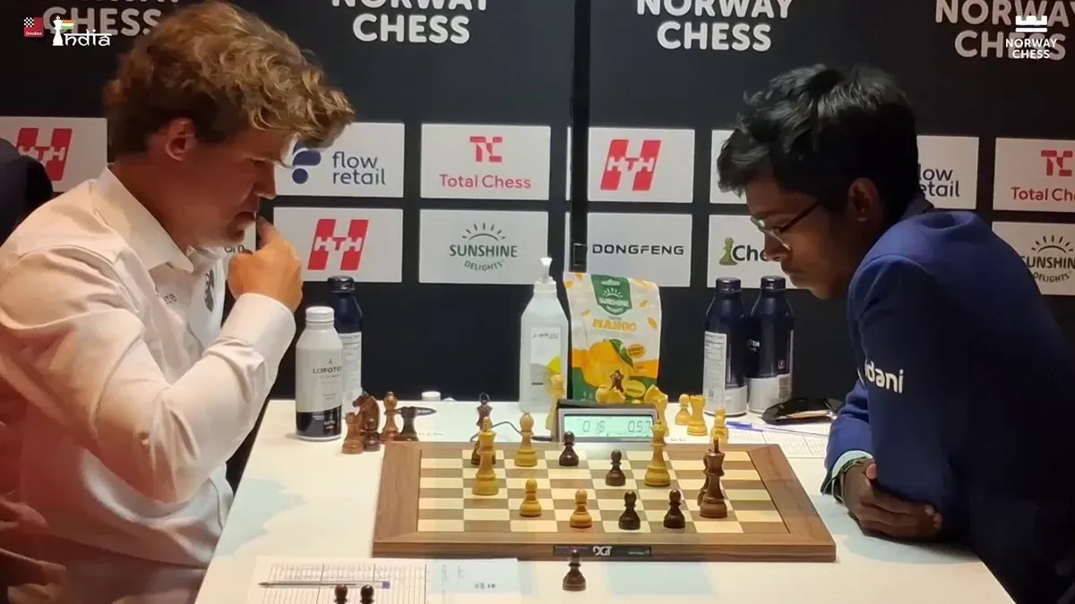 Anand Mahindra hails Praggnanandhaa win over Magnus Carlsen