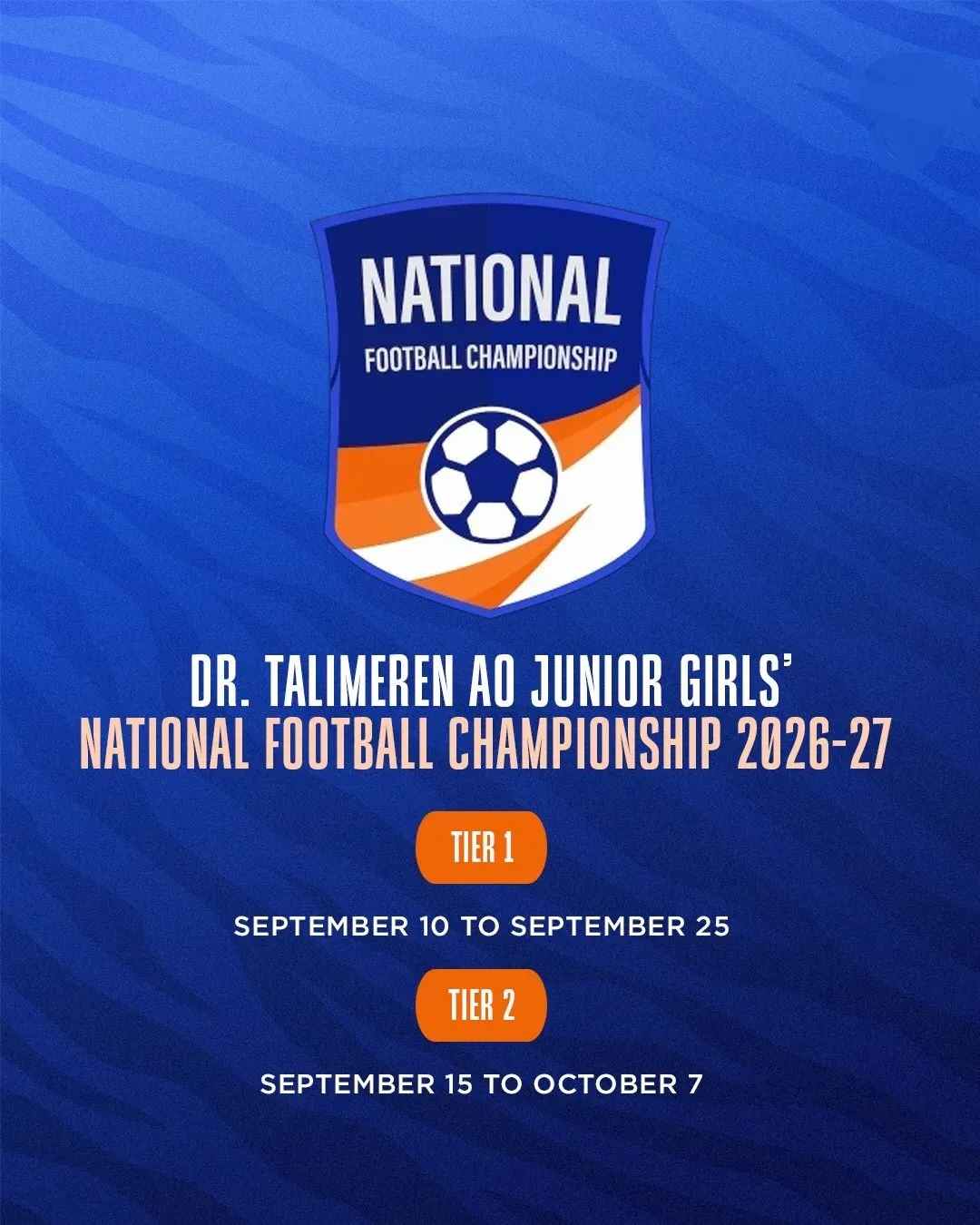 Dr Talimeren Ao Junior Girls' NFC 2026-27: Anantapur, Narainpur to host