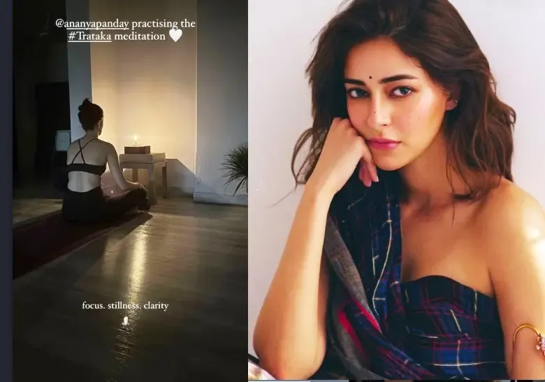 Ananya Panday Offers Insight into Her ‘Trataka Meditation’ Practice