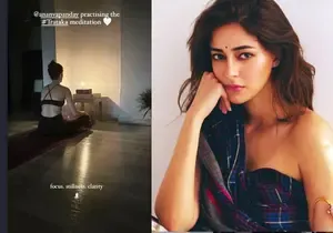 Ananya Panday Offers Insight into Her ‘Trataka Meditation’ Practice