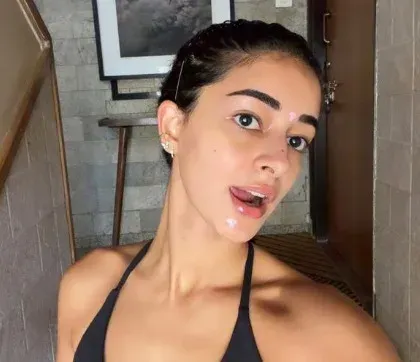 Ananya Panday goes makeup-free, shares pimple patch selfie on Instagram