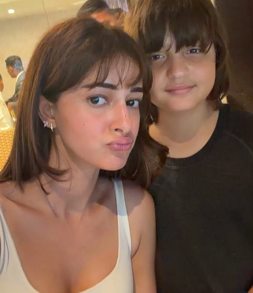 Ananya Panday Shares Heartwarming Moments with AbRam Khan