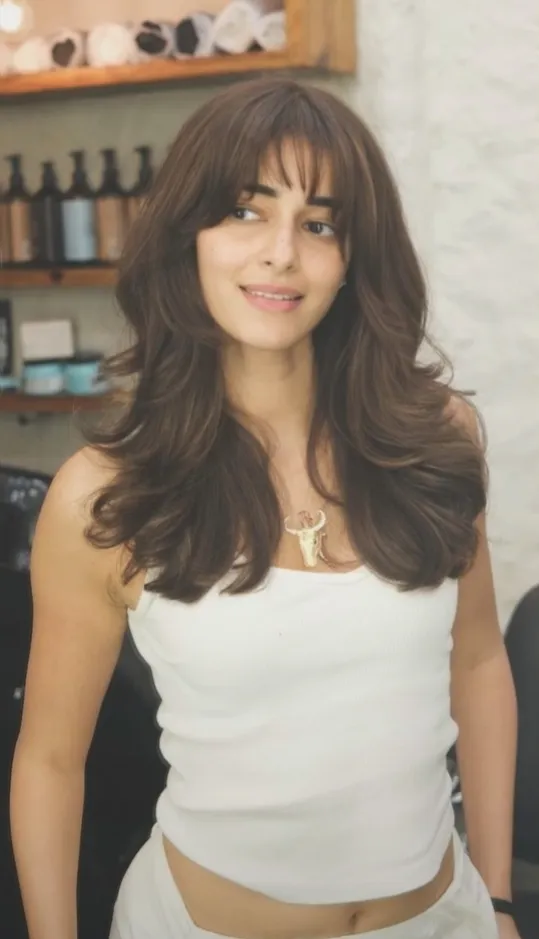 Ananya Panday Shows Off a Chic New Haircut with Bangs