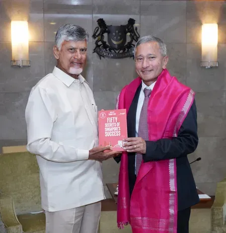 Chandrababu Naidu meets Singapore PM Lawrence Wong, pitches Amaravati and AP partnerships