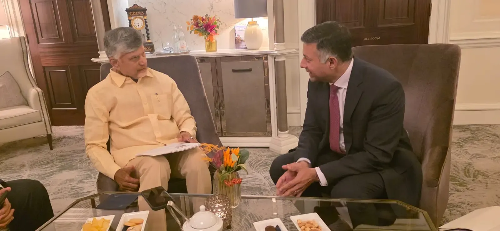 What Did Andhra CM Naidu Discuss with UK Universities?