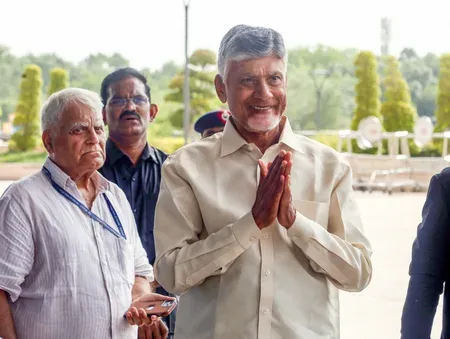 Naidu warns AP officials against political conspiracies, caste-baiting