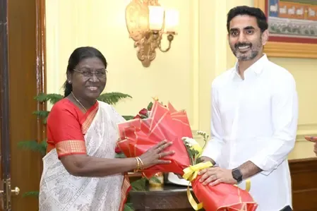 Andhra Pradesh Minister Nara Lokesh Expresses Gratitude to President Murmu for Amaravati Bill Approval