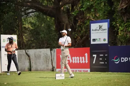 Andhra Open Golf Championship 2026: Khalin Joshi Takes the Lead on Day Two