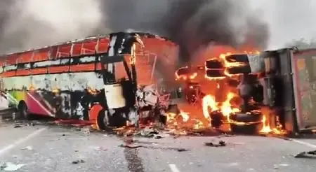 Tragedy in Andhra Pradesh: PM Modi Offers Condolences and Financial Aid Following Bus Fire Incident