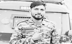 Condolences from Andhra Pradesh CM for Fallen Soldier in Kashmir