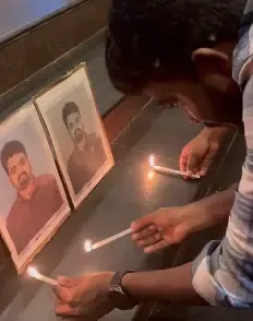 Did Andhra University students end their protest over a colleague's death?