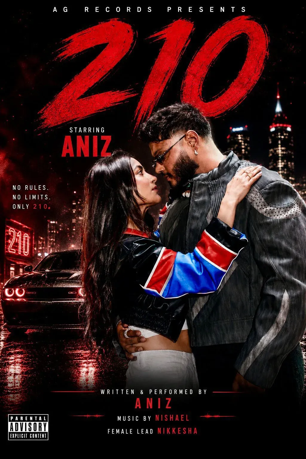 Aniz Gupta's new single '210' ft. Nikkesha Rangwala is out now