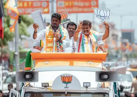 K. Annamalai Kicks Off Campaign in Key Tamil Nadu Regions Ahead of April 23 Elections