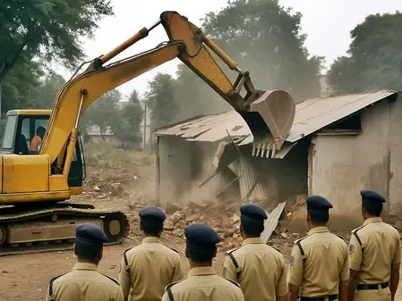 What Actions Are Being Taken Against Buildings in Ujjain's Begum Bagh?
