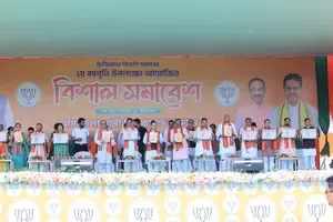 'Anti-incumbency is a bygone concern': J.P. Nadda praises PM Modi's guidance at Tripura rally