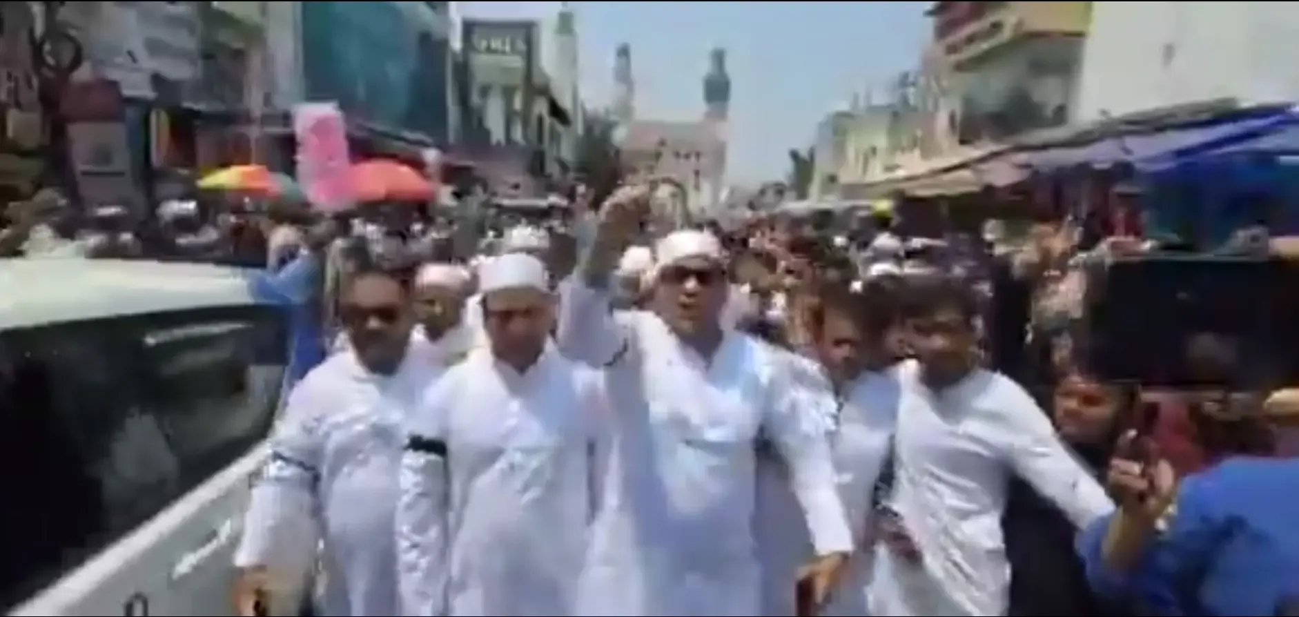 Protests Erupt in Hyderabad Against Pakistan After Friday Prayers