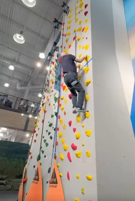 Anupam Kher scales 35-foot rock wall at 71 in Raleigh, defies self-doubt