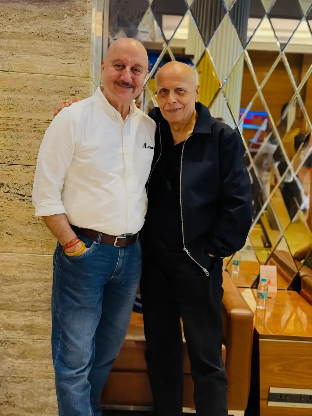 Did Anupam Kher and Mahesh Bhatt Cross Paths at the Airport?