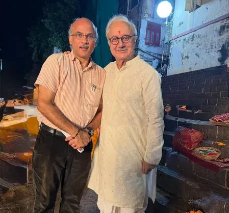 Anupam Kher wraps 'Yeh Prem Mol Liya' with Sooraj Barjatya