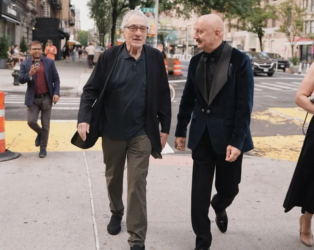 Is Anupam Kher in disbelief as Robert De Niro graces the premiere of ‘Tanvi The Great’ in New York?