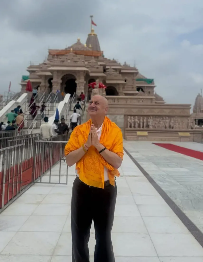 Anupam Kher wraps 'Shri Ram Bhoomi' first schedule in Ayodhya