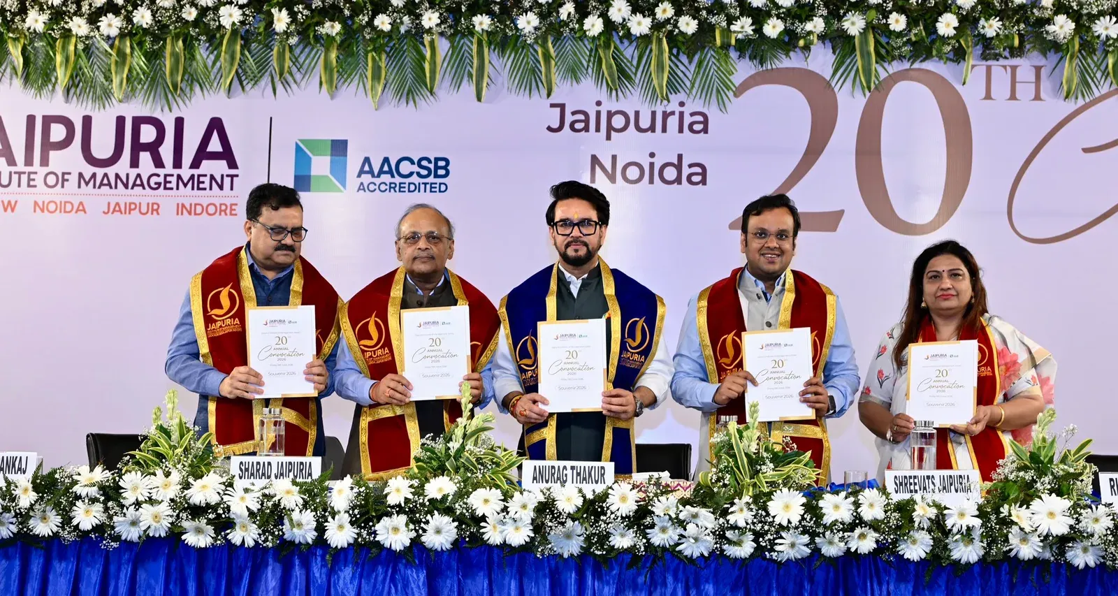 Anurag Thakur Addresses Jaipuria Management Convocation