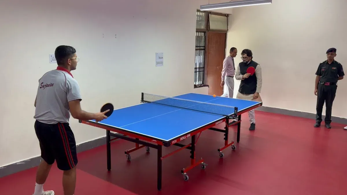 Anurag Thakur Bats for Daily Table Tennis Fitness