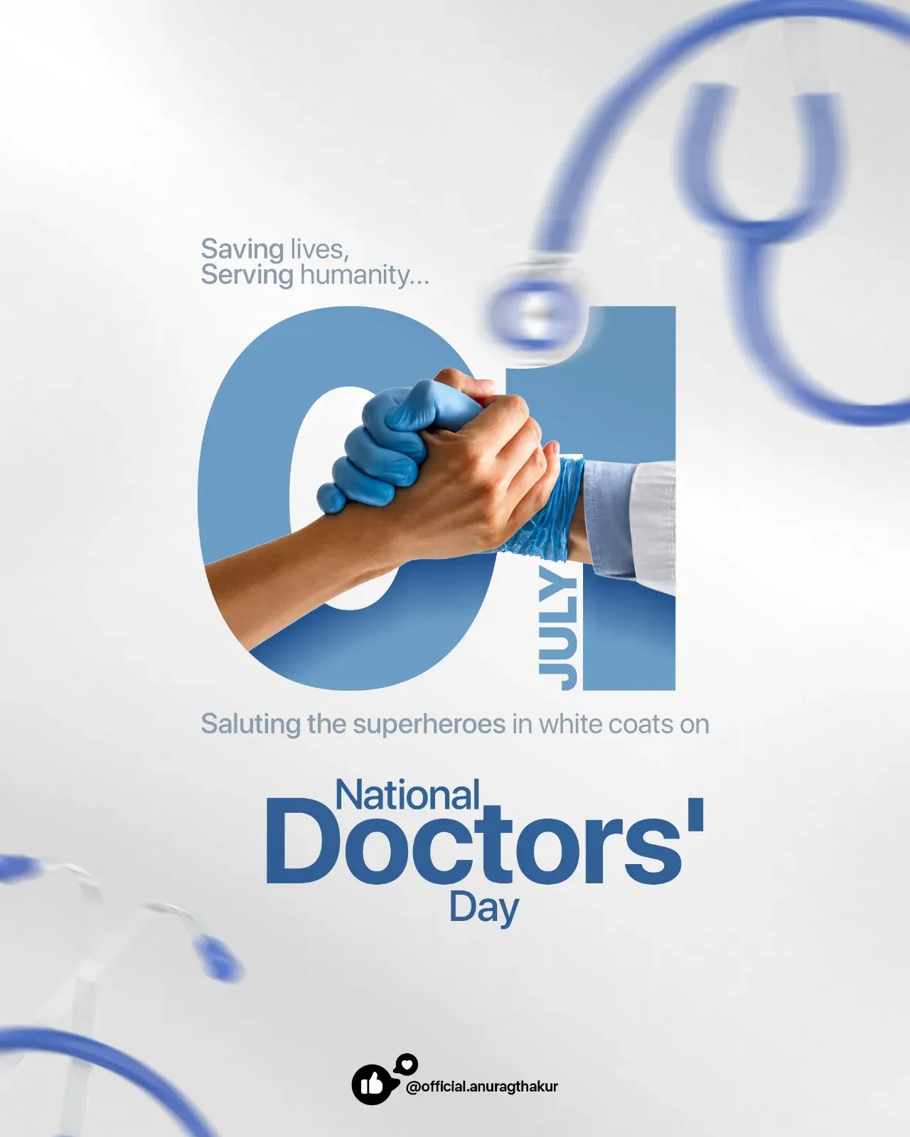 Anurag Thakur Greets Doctors on National Doctors Day