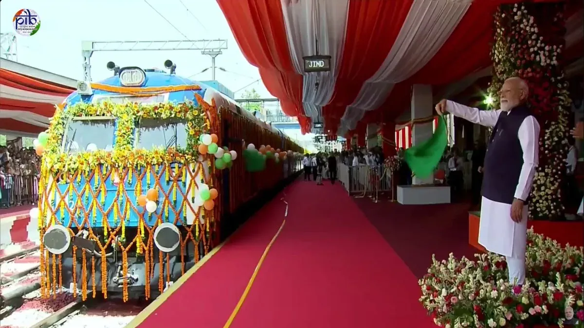 Anurag Thakur Hails Launch of India's First Hydrogen Train