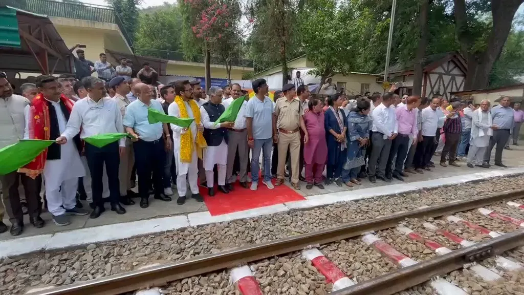 Anurag Thakur highlights rail development in Himachal hills