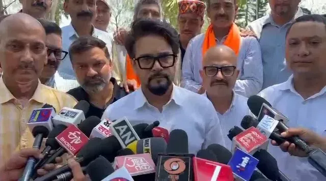 Anurag Thakur Plants Trees in Hamirpur, Cites Culture