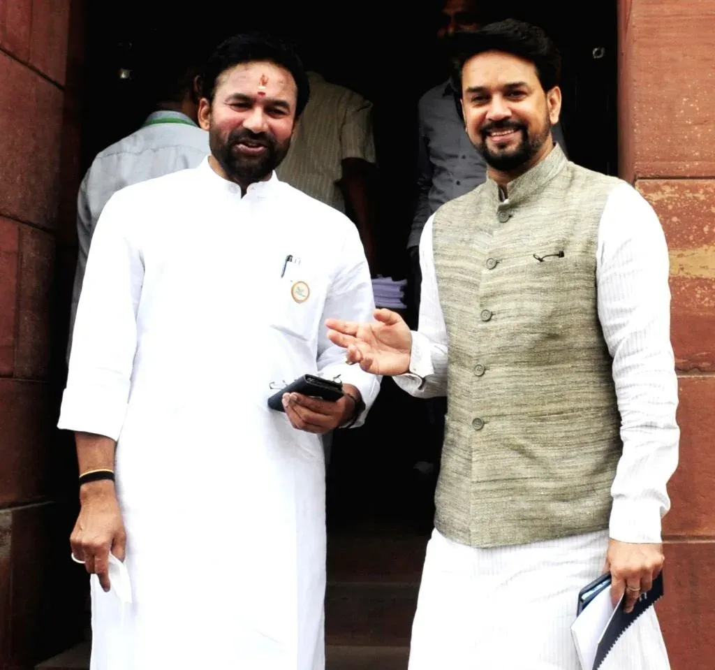 Anurag Thakur Wishes G. Kishan Reddy on Birthday