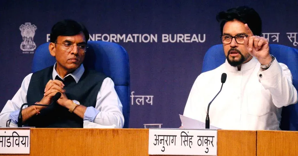 Anurag Thakur Wishes Mansukh Mandaviya on Birthday